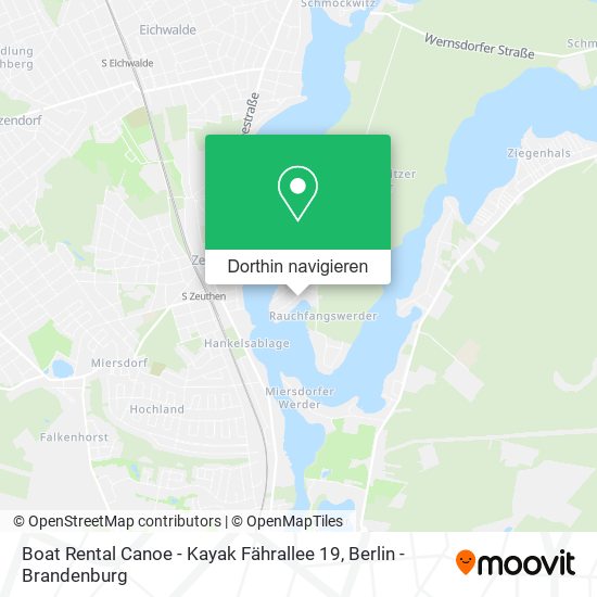 Boat Rental Canoe - Kayak Fährallee 19 Karte