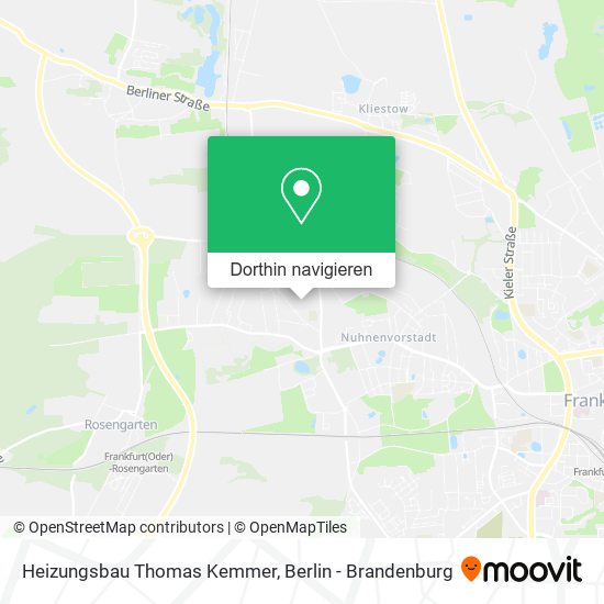 Heizungsbau Thomas Kemmer Karte