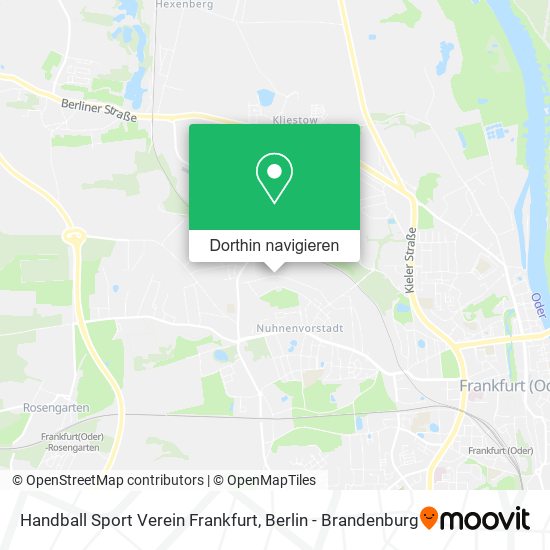 Handball Sport Verein Frankfurt Karte