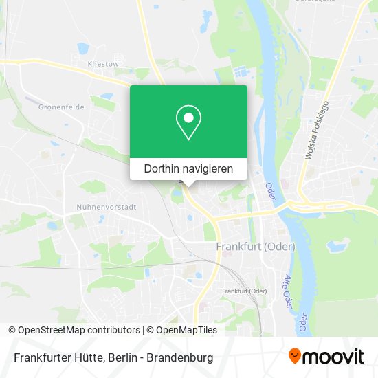Frankfurter Hütte Karte