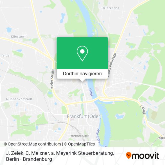 J. Zelek, C. Meixner, a. Meyerink Steuerberatung Karte