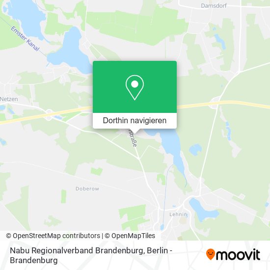 Nabu Regionalverband Brandenburg Karte