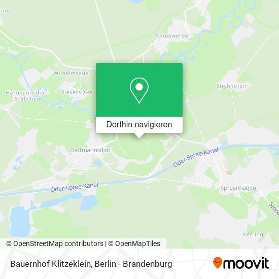 Bauernhof Klitzeklein Karte