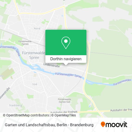 Garten und Landschaftsbau Karte