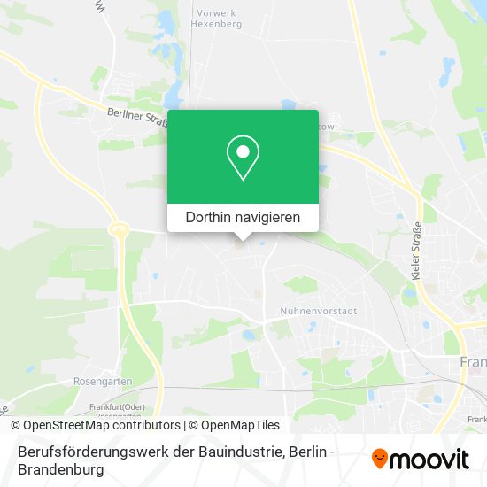 Berufsförderungswerk der Bauindustrie Karte