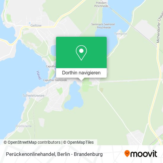 Perückenonlinehandel Karte