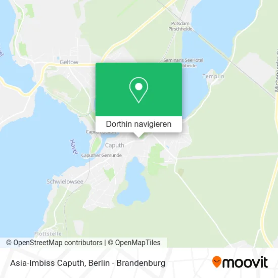 Asia-Imbiss Caputh Karte