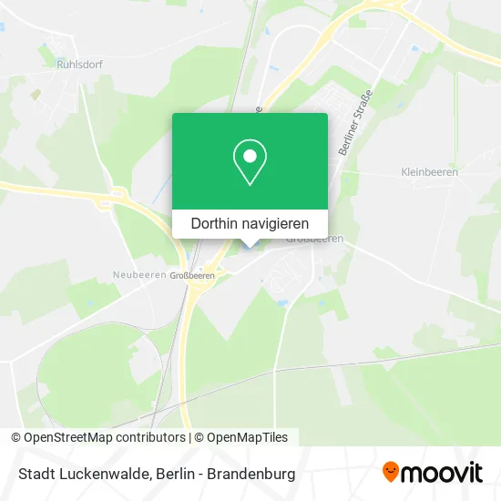 Stadt Luckenwalde Karte