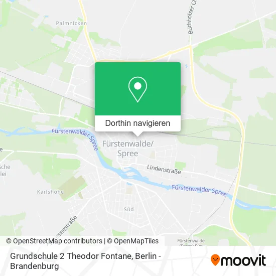Grundschule 2 Theodor Fontane Karte