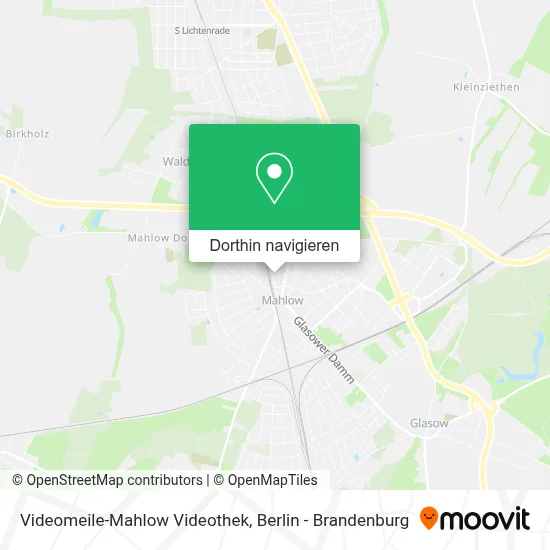 Videomeile-Mahlow Videothek Karte