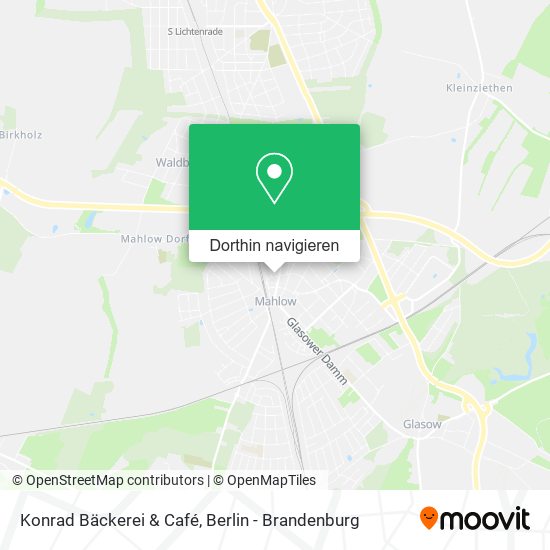 Konrad Bäckerei & Café Karte