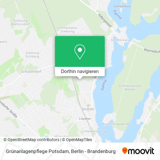 Grünanlagenpflege Potsdam Karte