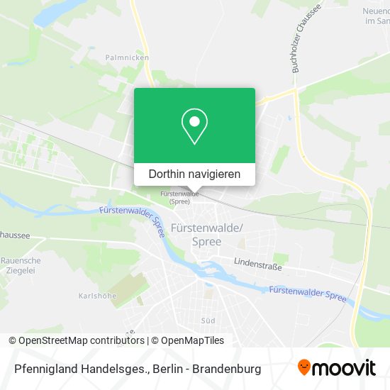 Pfennigland Handelsges. Karte