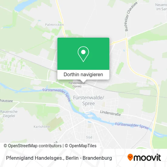 Pfennigland Handelsges. Karte