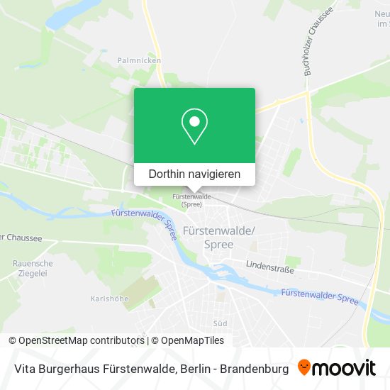 Vita Burgerhaus Fürstenwalde Karte
