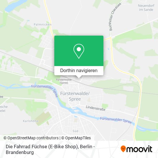 Die Fahrrad Füchse (E-Bike Shop) Karte