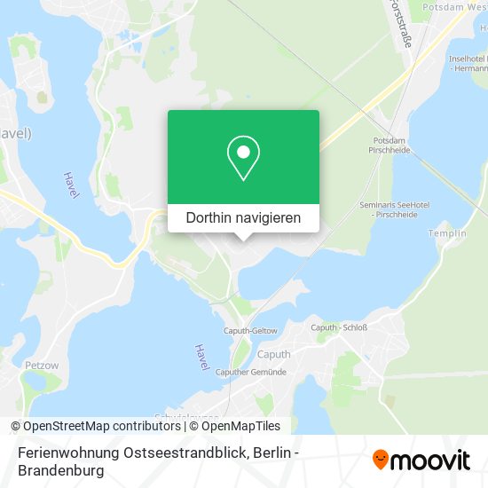 Ferienwohnung Ostseestrandblick Karte