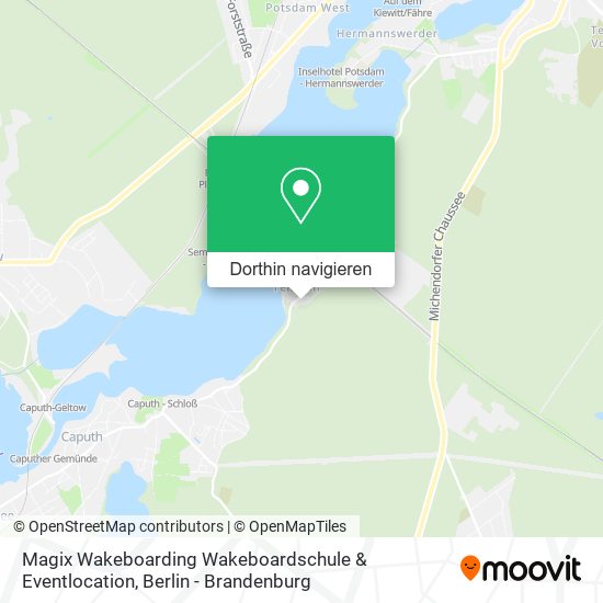 Magix Wakeboarding Wakeboardschule & Eventlocation Karte