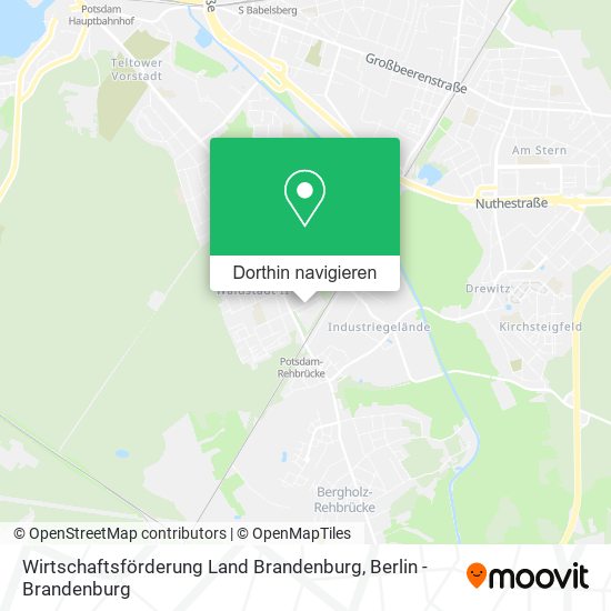 Wirtschaftsförderung Land Brandenburg Karte