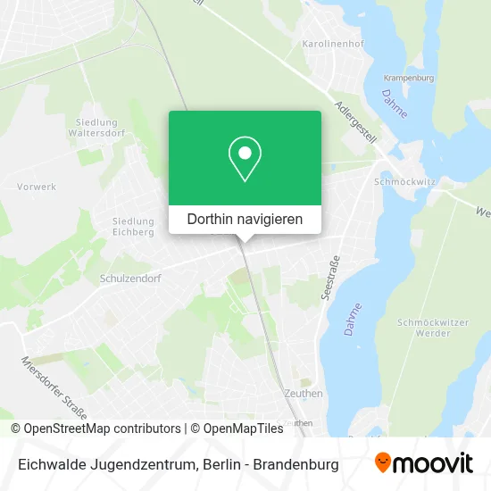 Eichwalde Jugendzentrum Karte