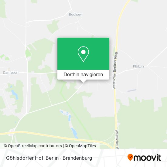 Göhlsdorfer Hof Karte