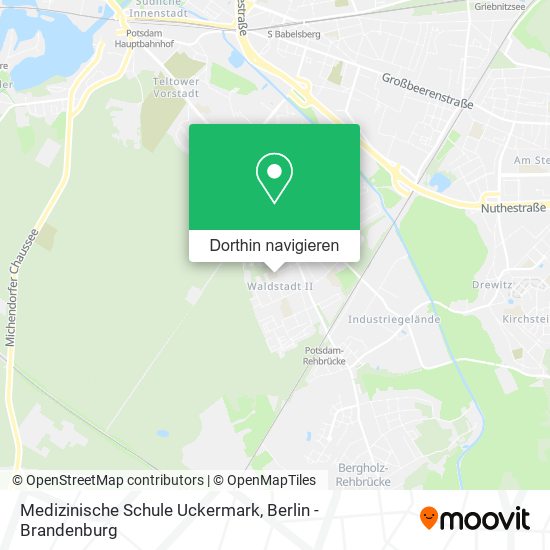 Medizinische Schule Uckermark Karte