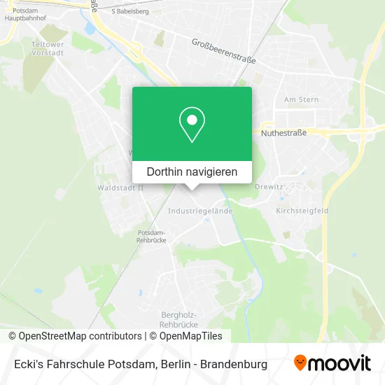 Ecki's Fahrschule Potsdam Karte