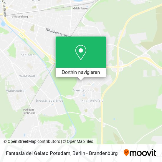 Fantasia del Gelato Potsdam Karte