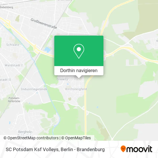 SC Potsdam Ksf Volleys Karte