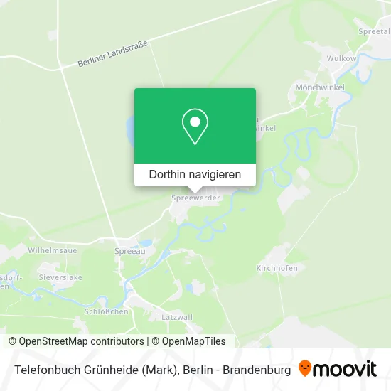 Telefonbuch Grünheide (Mark) Karte