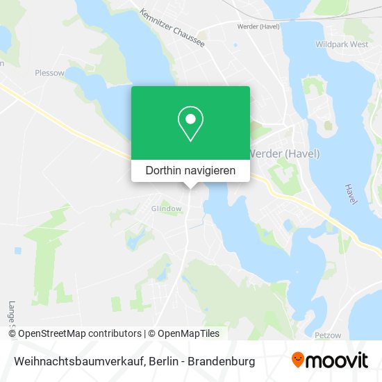 Weihnachtsbaumverkauf Karte