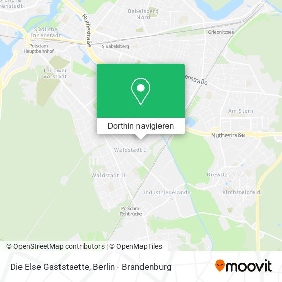 Die Else Gaststaette Karte
