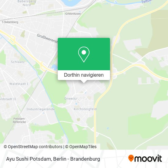 Ayu Sushi Potsdam Karte