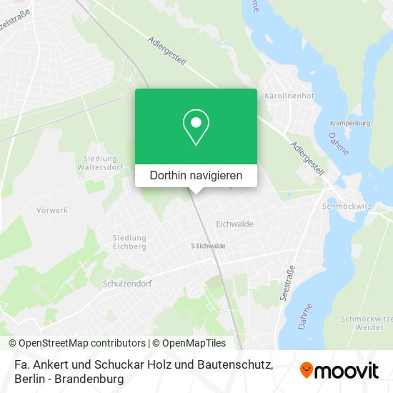 Fa. Ankert und Schuckar Holz und Bautenschutz Karte