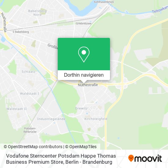 Vodafone Sterncenter Potsdam Happe Thomas Business Premium Store Karte