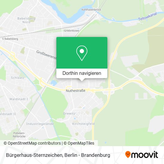 Bürgerhaus-Sternzeichen Karte