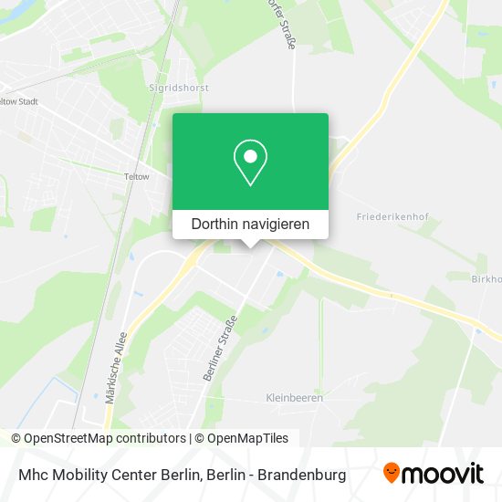 Mhc Mobility Center Berlin Karte