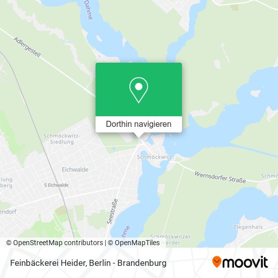 Feinbäckerei Heider Karte