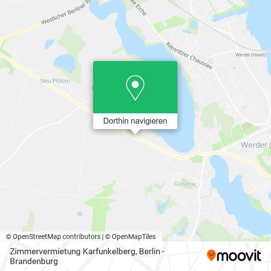 Zimmervermietung Karfunkelberg Karte
