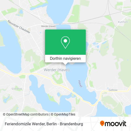 Feriendomizile Werder Karte