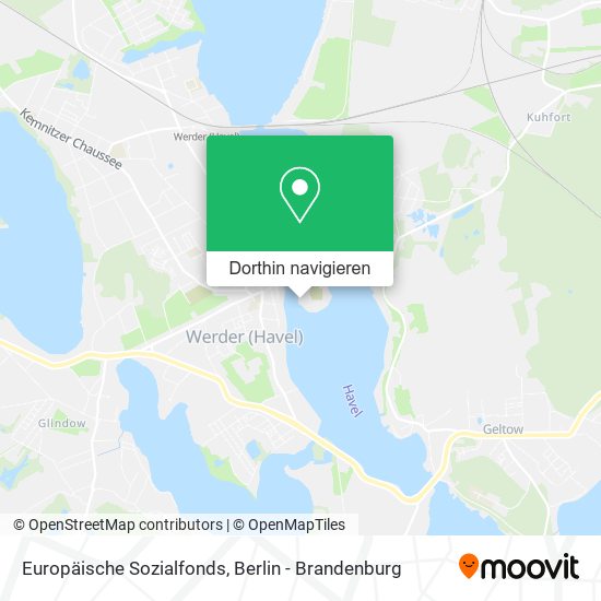 Europäische Sozialfonds Karte