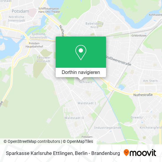 Sparkasse Karlsruhe Ettlingen Karte