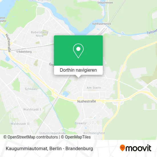 Kaugummiautomat Karte