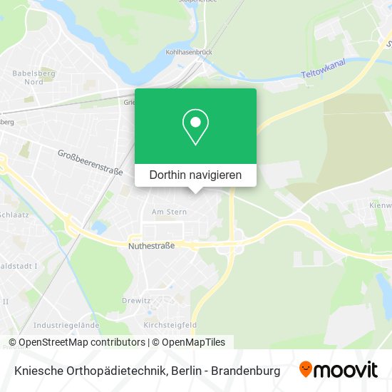 Kniesche Orthopädietechnik Karte
