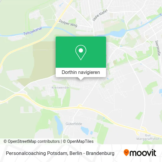 Personalcoaching Potsdam Karte