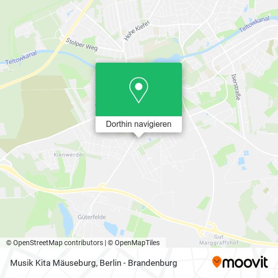 Musik Kita Mäuseburg Karte