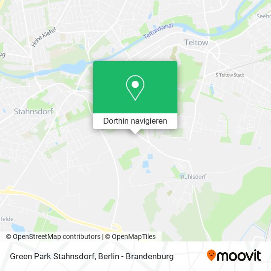 Green Park Stahnsdorf Karte