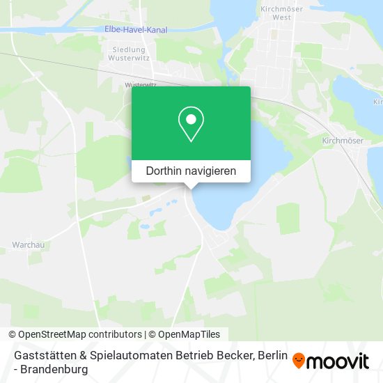 Gaststätten & Spielautomaten Betrieb Becker Karte