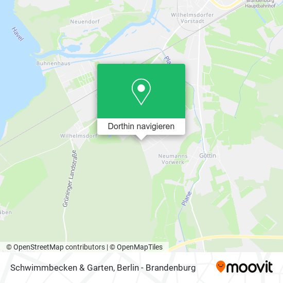 Schwimmbecken & Garten Karte