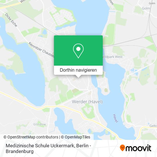 Medizinische Schule Uckermark Karte